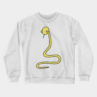 Yellow snake drawing Crewneck Sweatshirt